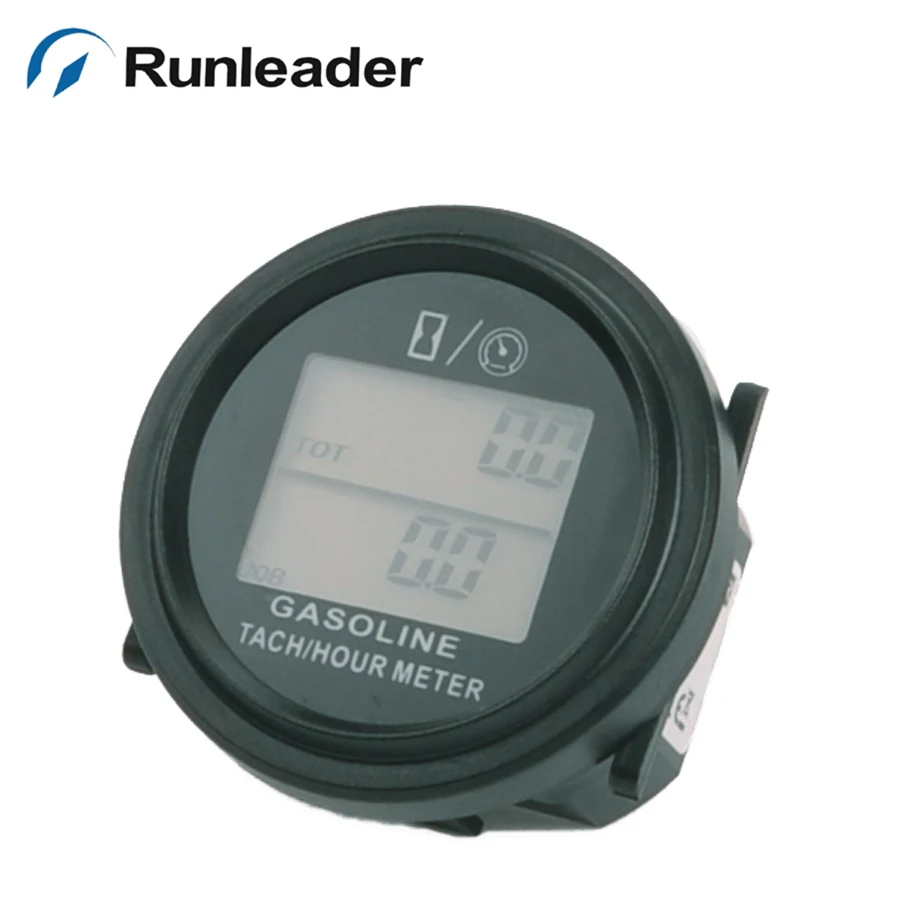 Оснастка В ЖК цифровой Tach счетчик часов тестер тахометр Датчик газовый двигатель