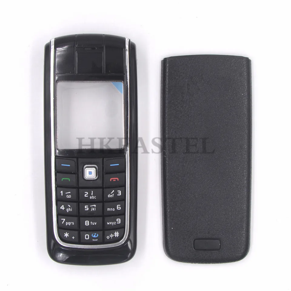 ALL Black Chinese HKFASTEL, корпус, клавиатура для Nokia 6021, передняя рамка для ЖК-дисплея, задняя крышка, чехол для батареи, китайский/русский/иврит, клавиатура - Цвет: ALL Black Chinese