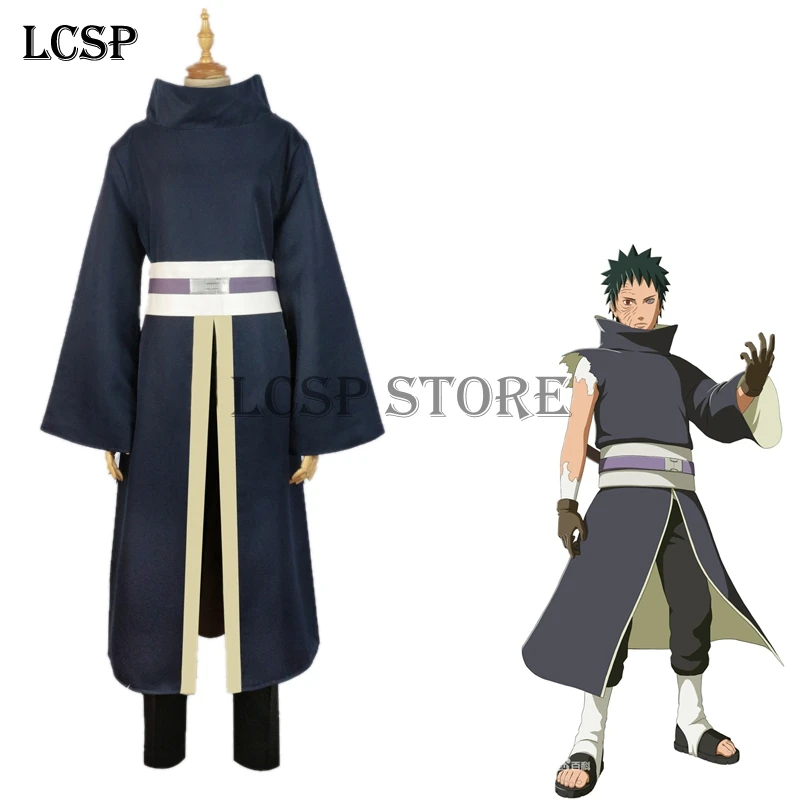 Костюм Наруто Учиха Обито LCSP японское аниме кимоно Униформа костюм