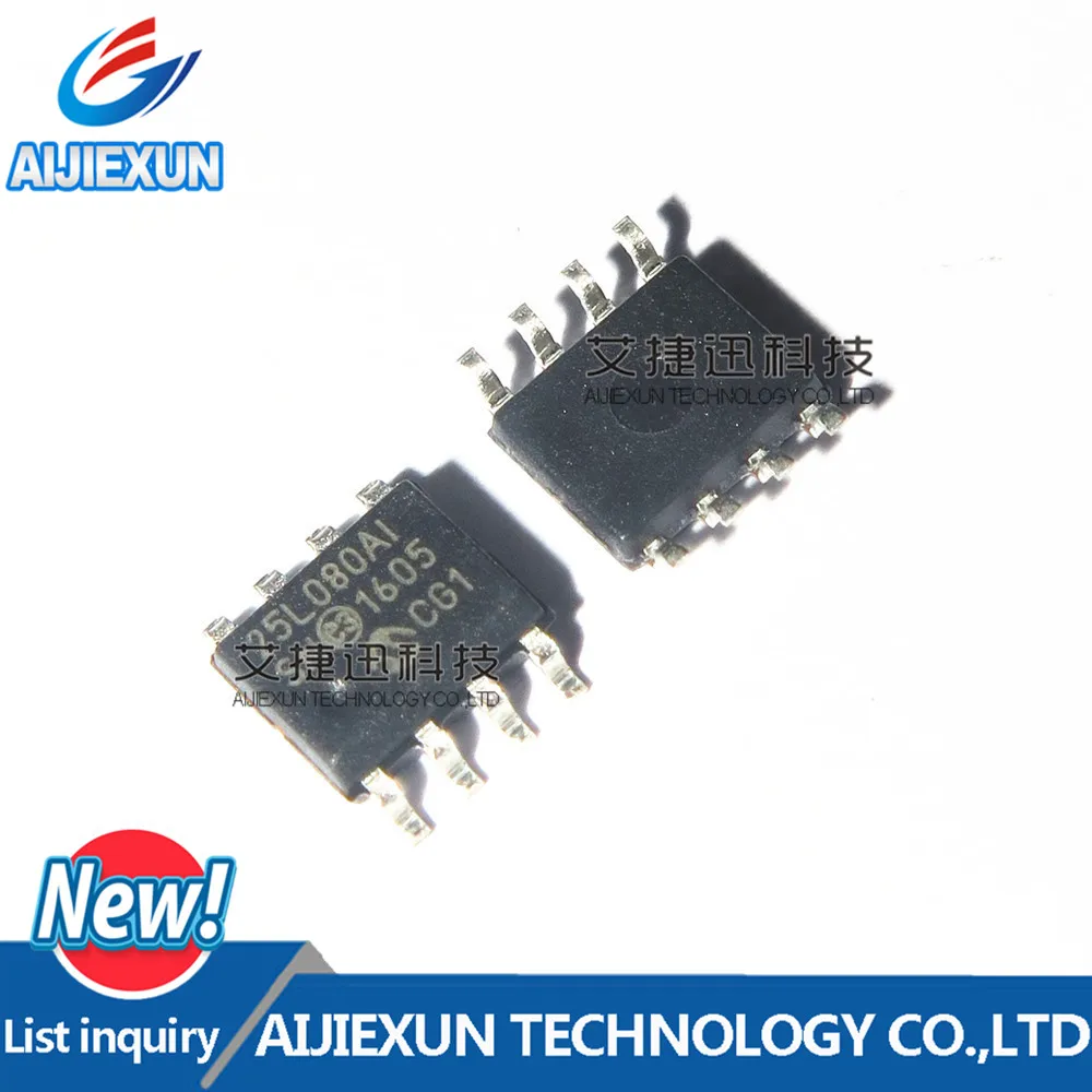 

10Pcs 25L080A-I/SN SOP-8 in stock 100%New and original