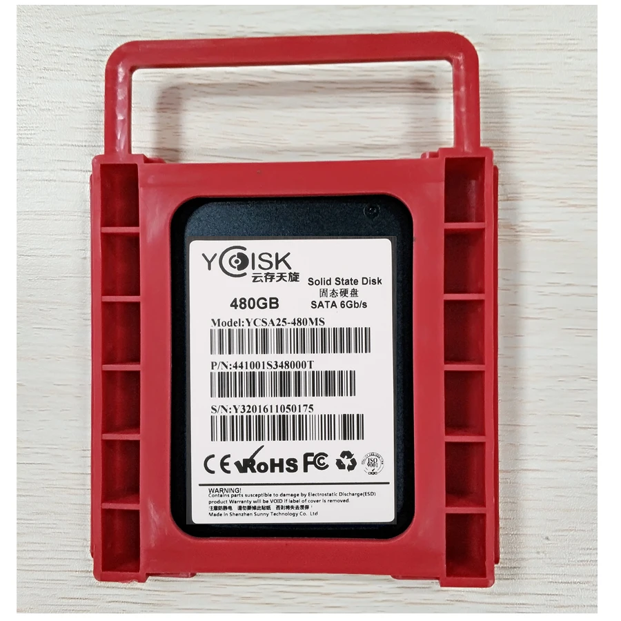 Goldendisk 2,5 до 3,5 дюймов SSD HDD ноутбук жесткий диск монтажный комплект пластиковый адаптер Винт для жесткого диска-менее монтажный адаптер