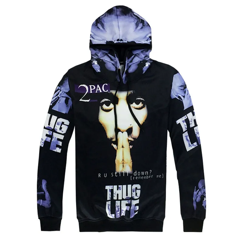 Новое поступление, rap star 2Pac Tupac, толстовки с капюшоном, с 3D принтом, для мужчин/женщин, спортивный костюм, в стиле хип-хоп, комплекты, повседневные толстовки+ штаны для бега