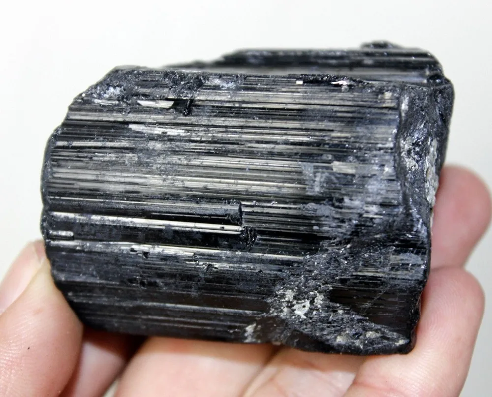 

AAA 30-600g NATURAL Black TOURMALINE CRYSTAL STONE ORIGINAL