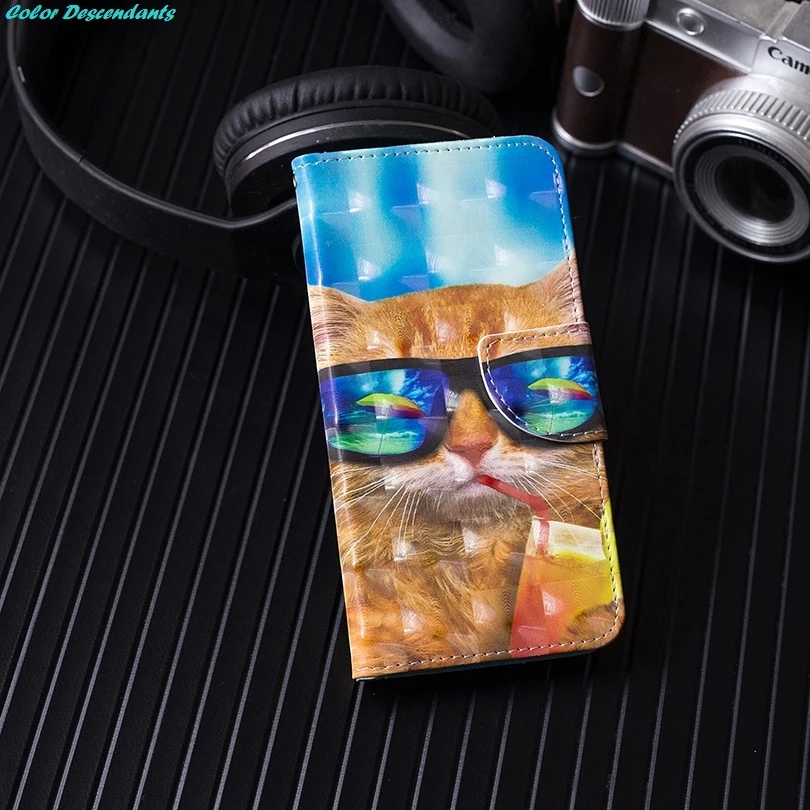 Для samsung Galaxy A6 плюс a6plus + 2018 флип чехол оригинальный кожаный телефона для 6 a6 Coque |