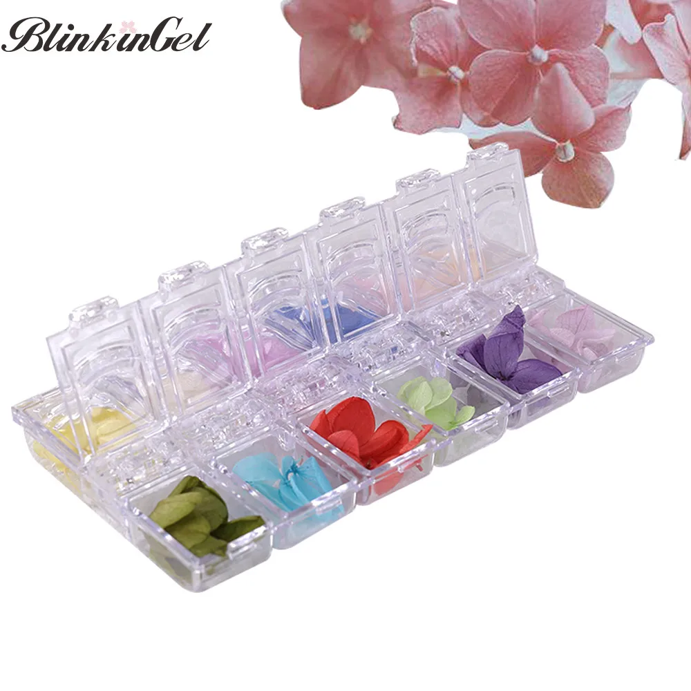 Blinkingel 36 шт. сухой цветок для 3D Дизайн ногтей Аксессуары Японии NailArt реального
