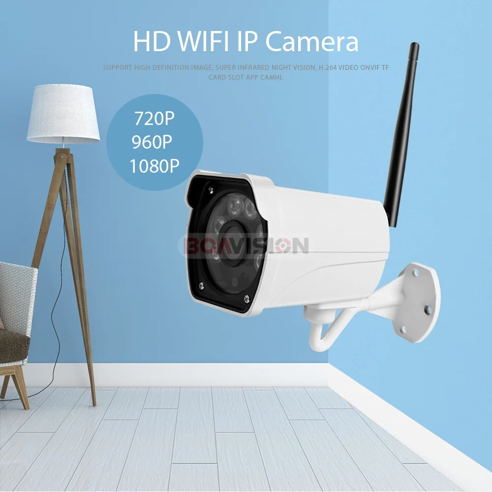 HD 1080 P wifi ip камера наружная IR 20 M 720 беспроводное виброяйцо водонепроницаемая Wi Fi CCTV