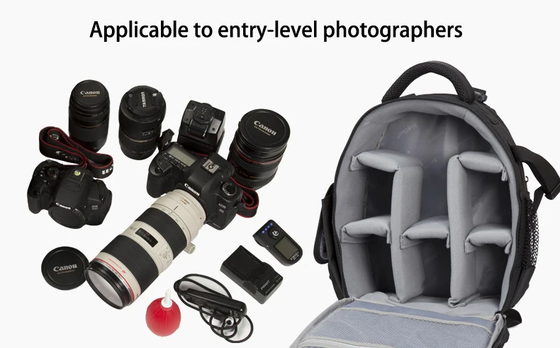 Jealiot камера сумка рюкзак штатив dslr SLR ноутбук Водонепроницаемый видео фото сумки чехол для цифровых объективов Canon Nikon d3200 d3100