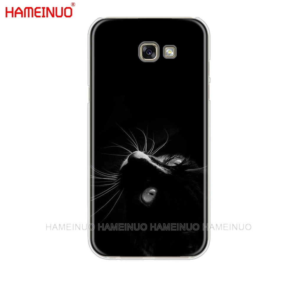 HAMEINUO Чехол для мобильного телефона с черным кошачьим глазом Samsung Galaxy A3 A310 A5 A510 A7 A8