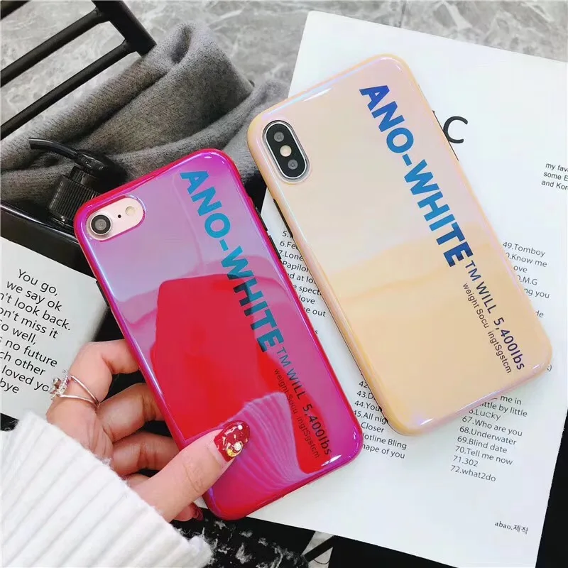 BINYEAE моды глянцевый чехол для телефона iPhone 6 6S 7 8 Plus X мягкий цветной из