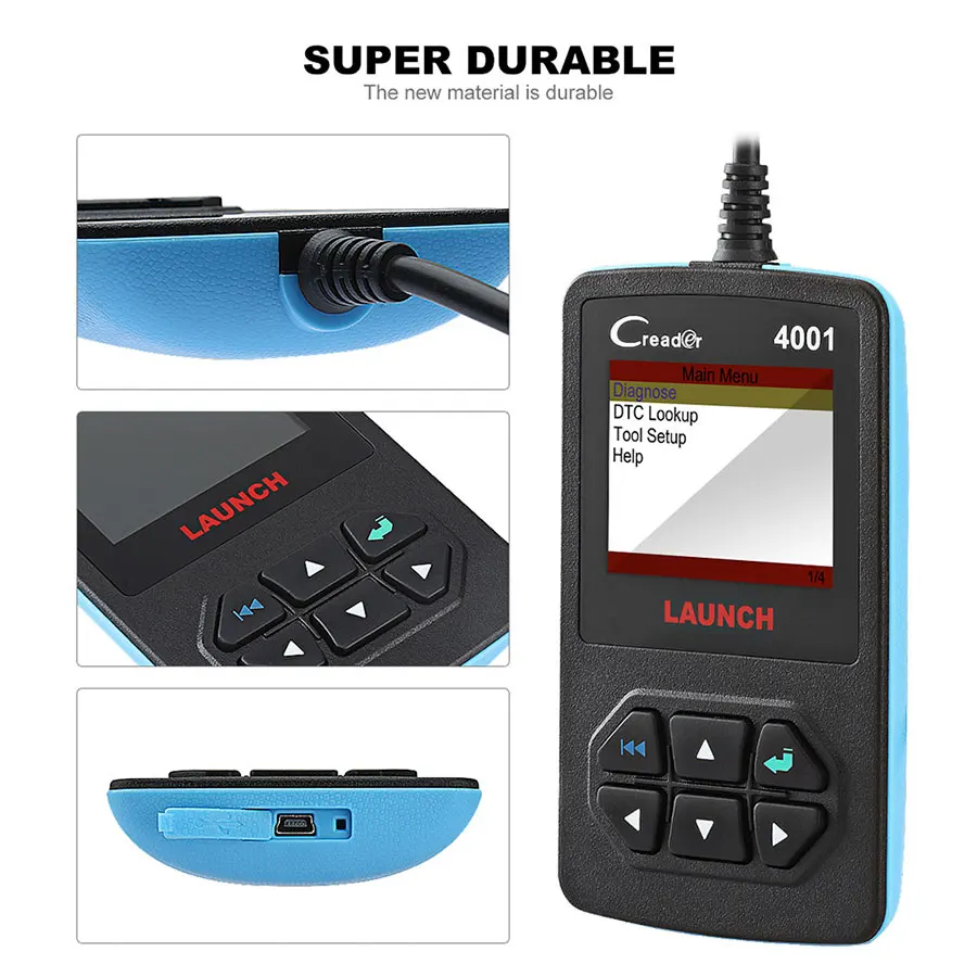 Оригинальный Запуск DIY CReader 4001 OBDII/EOBD автоматический диагностический инструмент