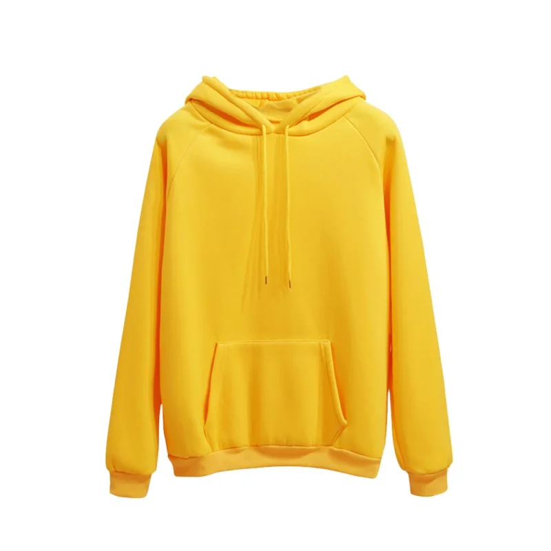 2018 New Casual Pocket Long Sleeves Pullovers Harajuku Thicken Hoodies Women Sweatshirt Feminino Winter Clothes Autumn | Женская одежда