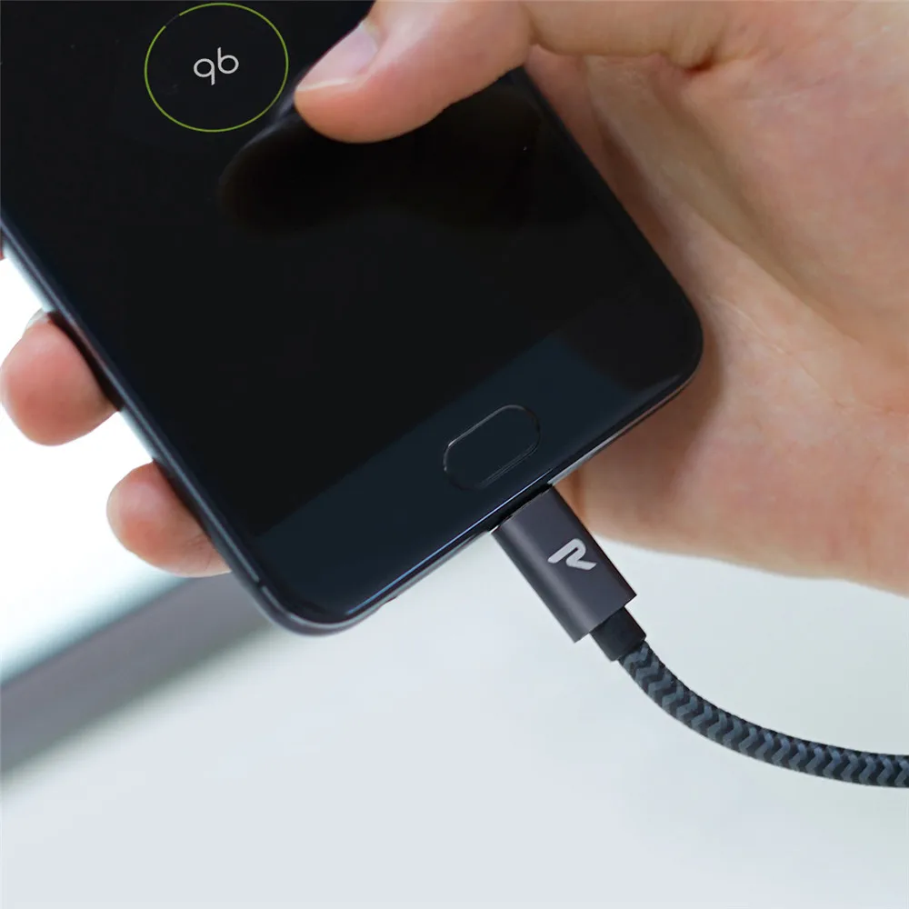 RAMPOW 5 V/2.4A Micro USB кабель для samsung S7/S6 QC3.0 быстрой зарядки Xiaomi Redmi Плетеный usb-кабель Honor