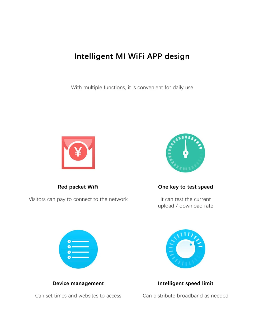 Xiaomi Mi WiFi беспроводной маршрутизатор 4A двухдиапазонный 2,4 ГГц 5 ГГц AC 4 антенны управление через приложение Wi-Fi ретранслятор поддержка WPA