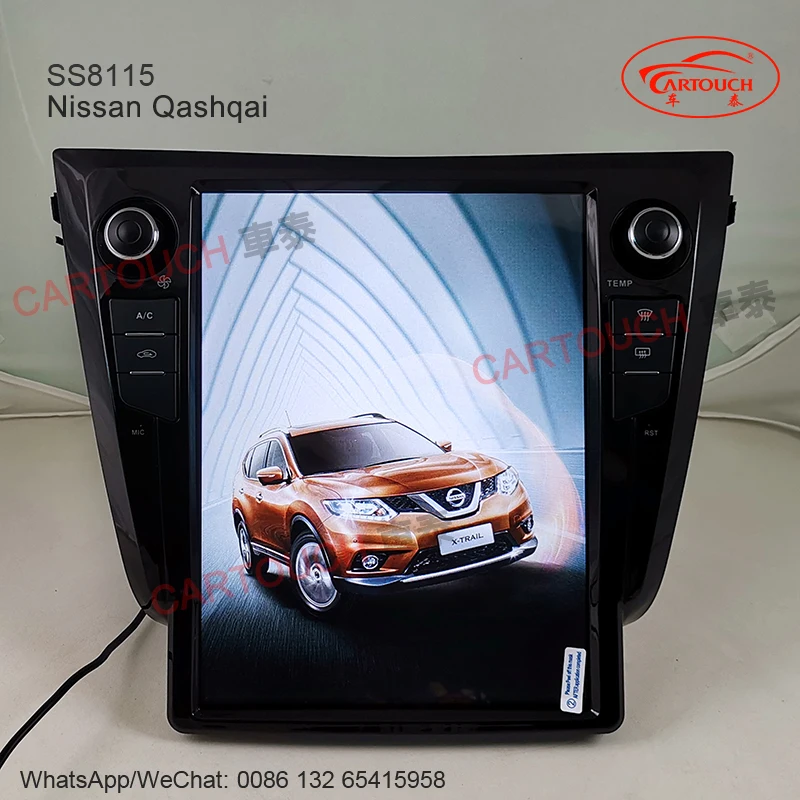 Фото Автомагнитола для Nissan X-trail QASHQAI, радио, Android, Автомобильный мультимедийный DVD-плеер с GPS, Carplay, HD-экран, Bluetooth 5,0, аудио №1