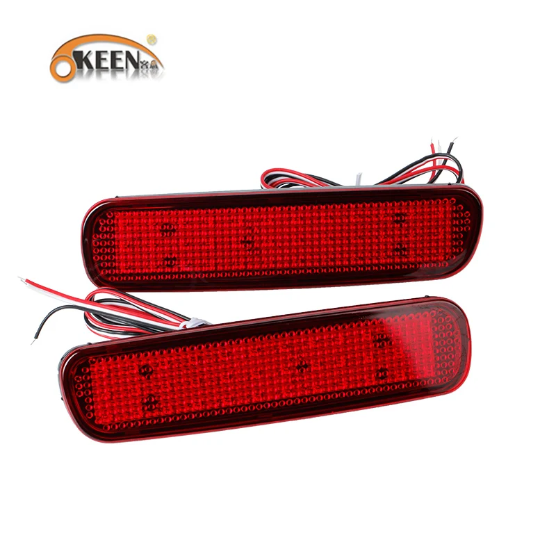 OKEEN для Toyota Land Cruiser 100/Cygnus LX470 автомобильный Светодиодный отражатель заднего бампера светильник светодиодный Предупреждение ющий светильник тормозной фонарь задний фонарь