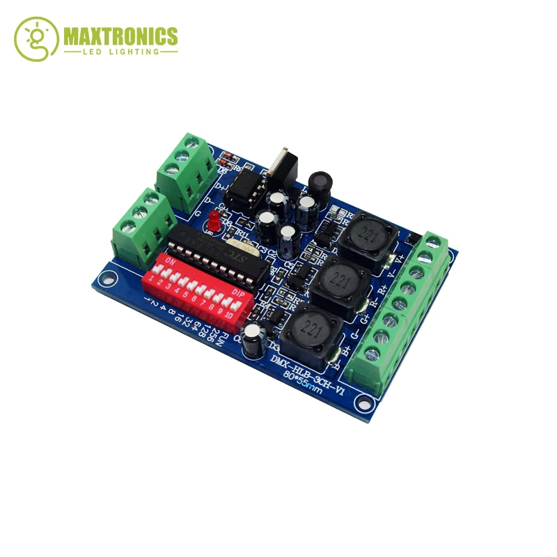 Оптовая цена высокомощный светодиодный RGB-декодер DMX512 постоянного тока 700 мА 3CH
