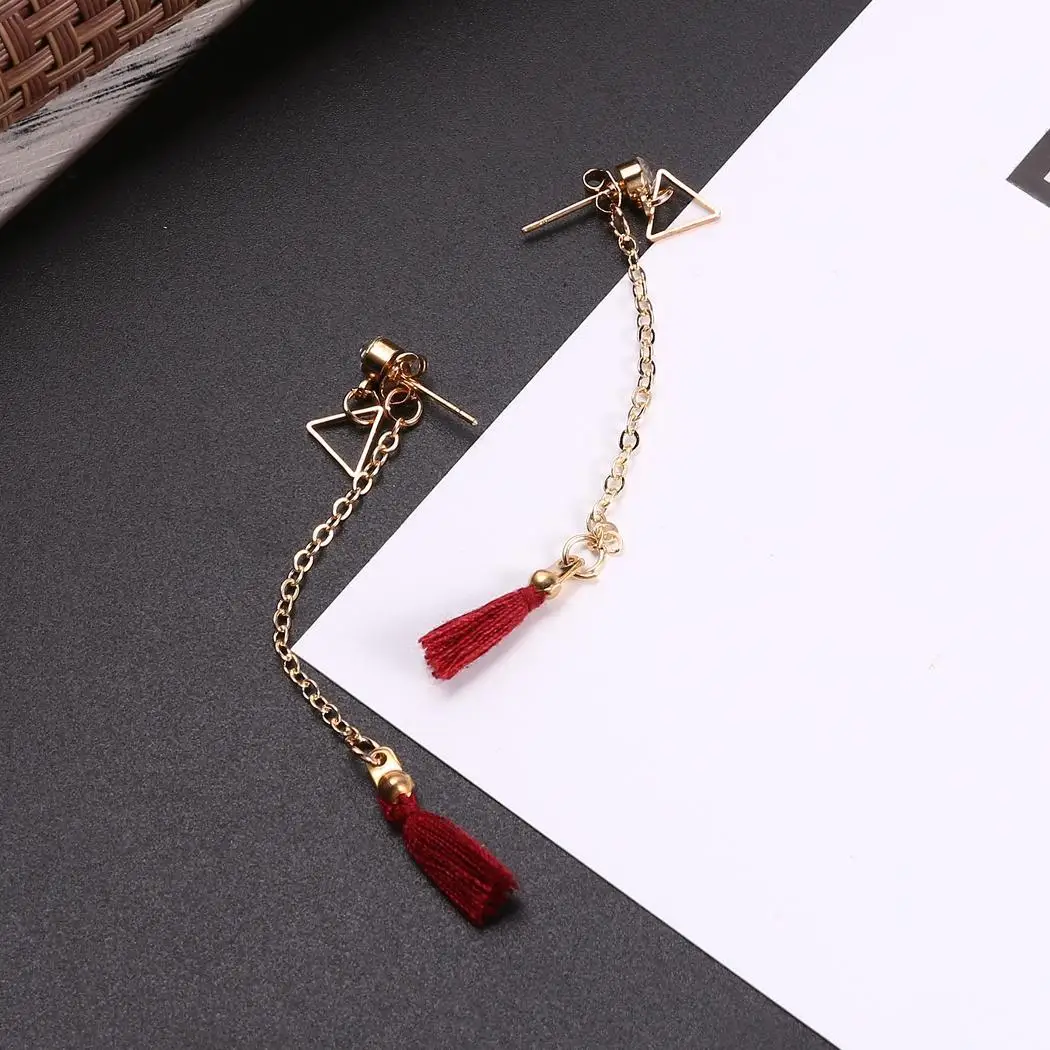 None Rhinestone 5 2 дюйма Женские см повседневные серьги с кисточками 4 Стразы