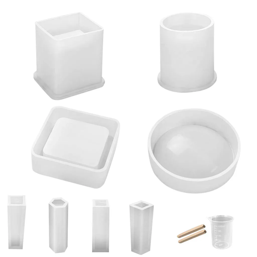 Смола силиконовая форма DIY каботажное судно цветочный горшок пепельница кулон в