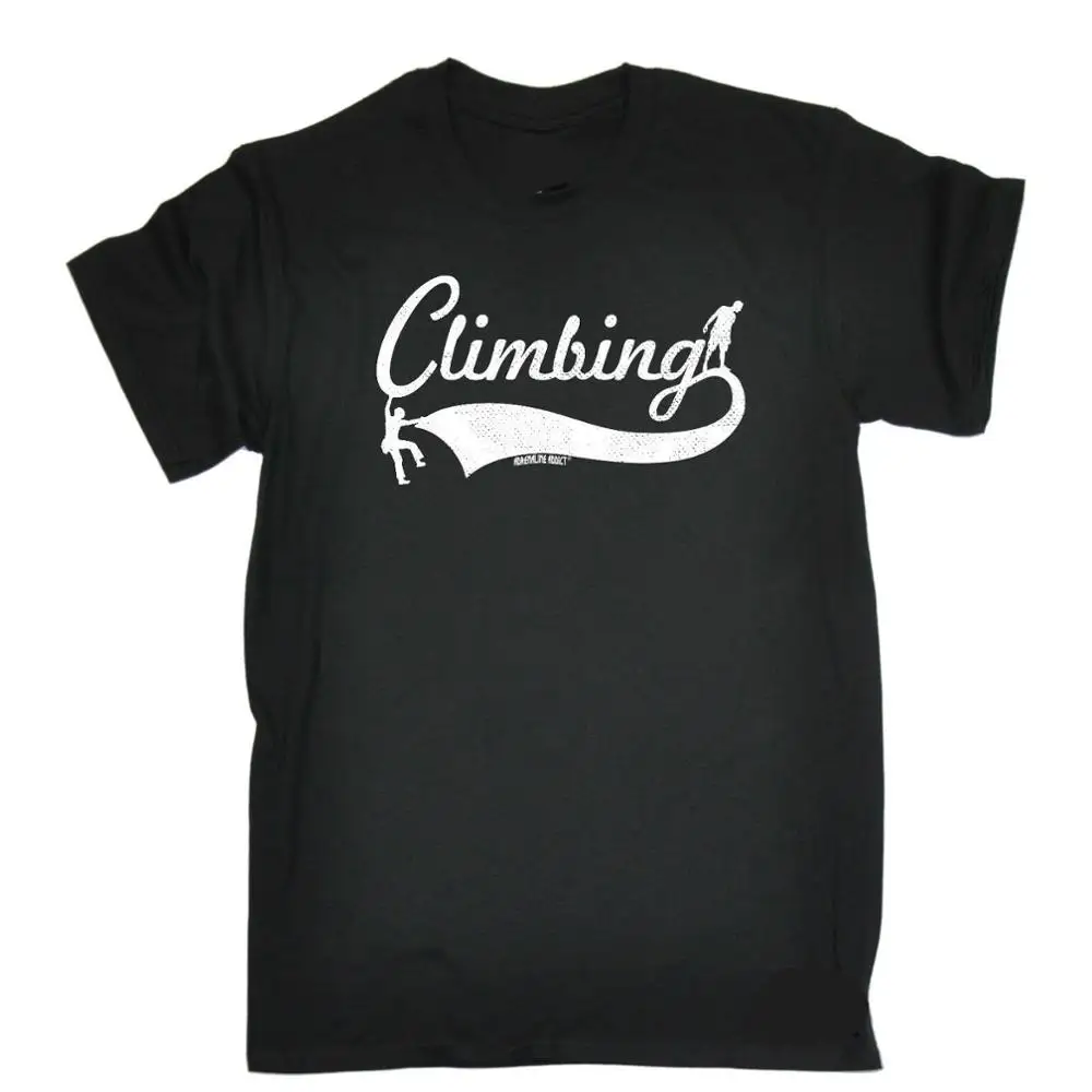 Альпинистская горизонтальная Мужская футболка Adrenaline Addict рок 2019 модная Новая