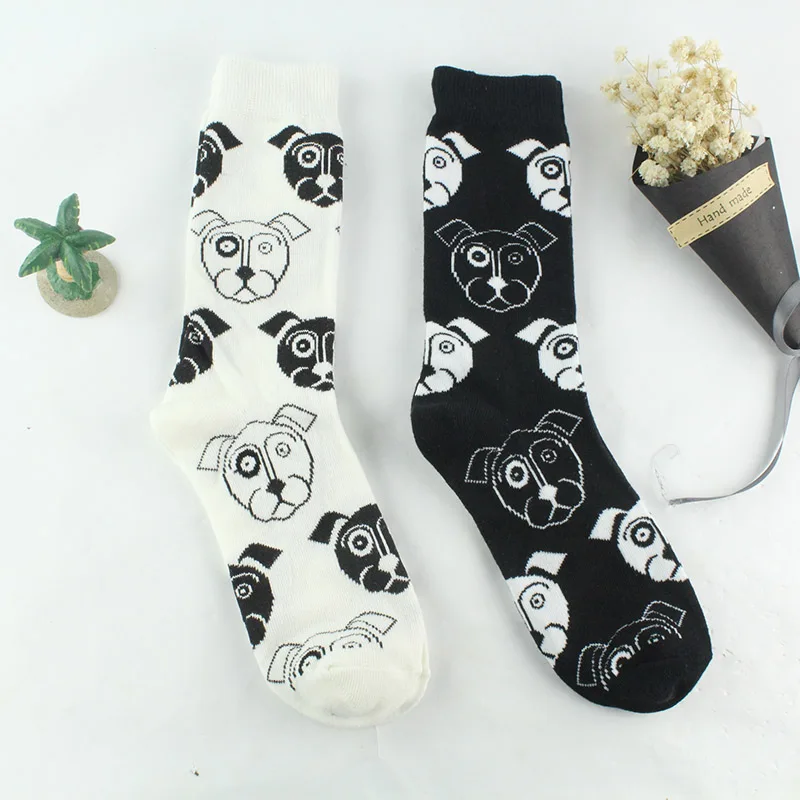 [COSPLACOOL] мужские Новые забавные носки с собачкой повседневные хлопковые