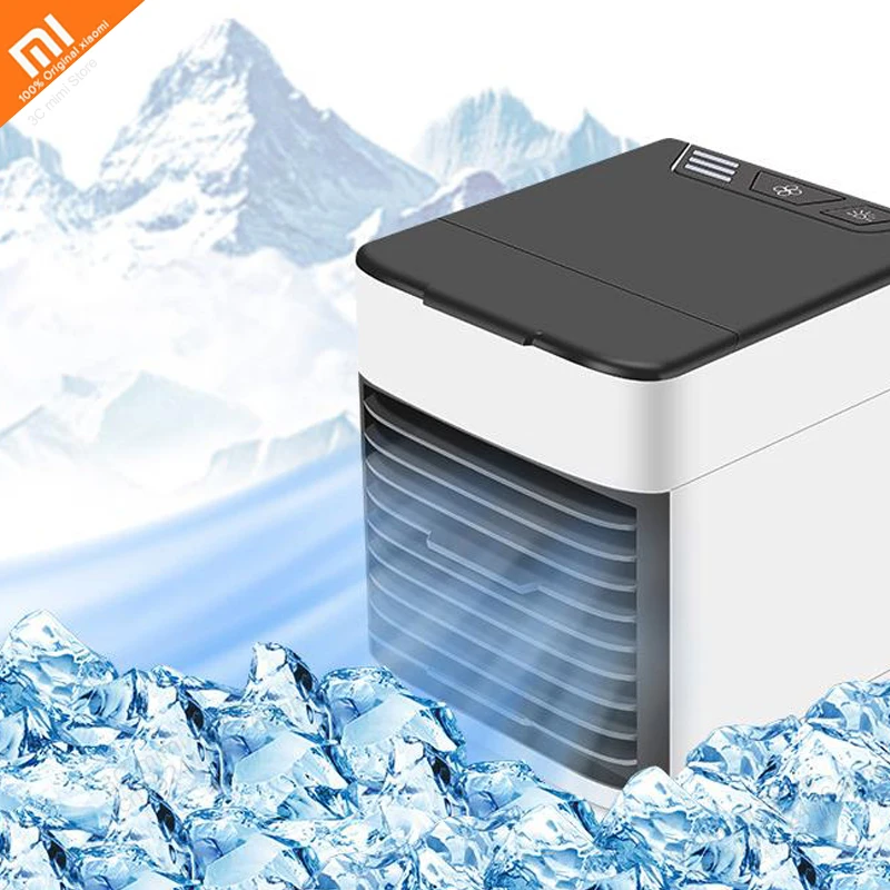 Xiaomi mijia Настольный вентилятор воздушный охладитель Домашний Вентилятор с водяным охлаждением Кондиционер с фильтром хлопок три скорости