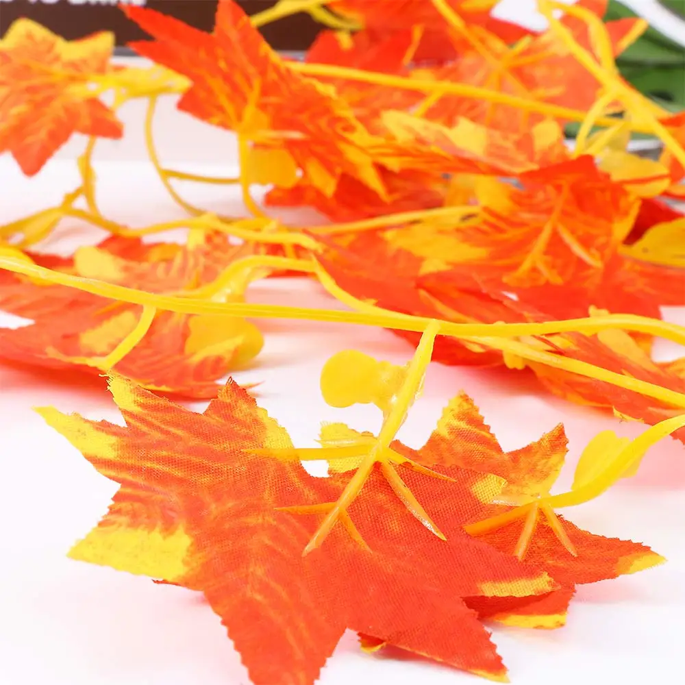 Искусственная лоза красный осенний кленовый лист искусственная фотосессия