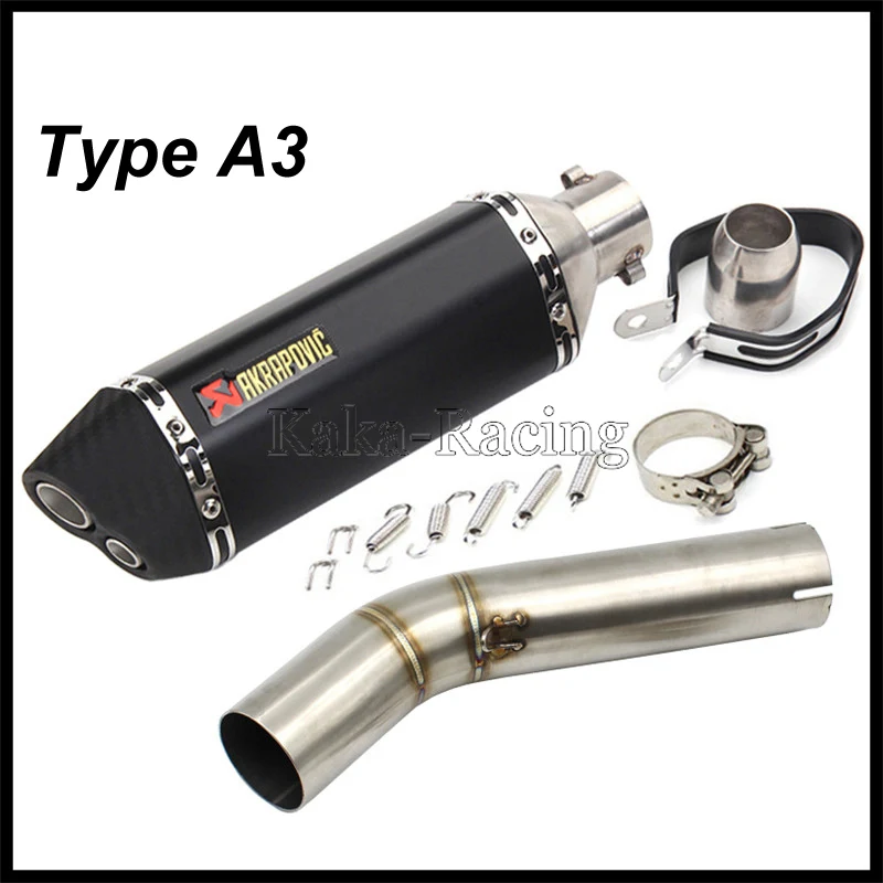 Мотоциклетная средняя труба с Akrapovic выхлопной глушитель хвост для Suzuki GSXR600 GSXR750