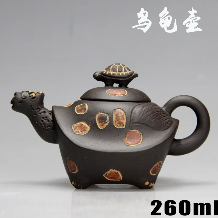 

Authentic Yixing Zisha masters handmade teapot ore Purple mud turtle pot crafts wholesale and retail 302