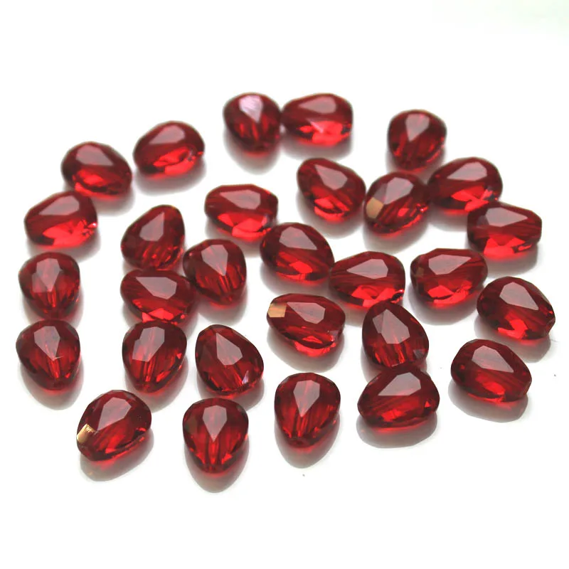 

AAA Glass Crystal Heart Faceted Beads 10x8MM 100PCS/LOT Jewelry Loose Beads Austria Accessories Crystal Beads