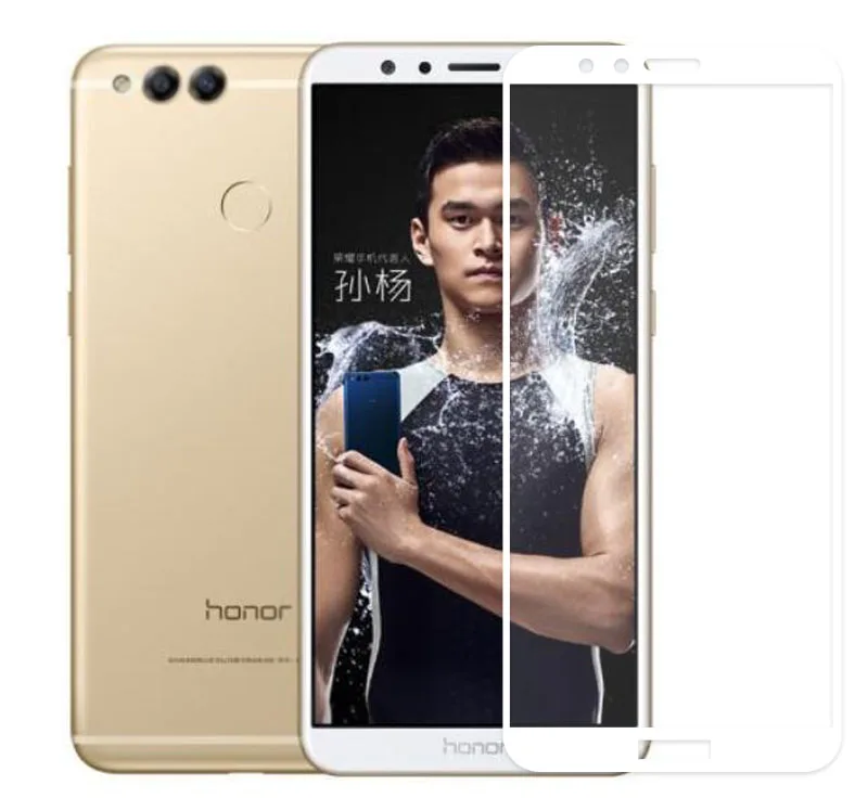 White Honor 7X Thouport стекло для huawei Honor 7X защита экрана полная защитная пленка для huawei BND-L21 bnd-l22 L24 закаленное стекло - Цвет: White
