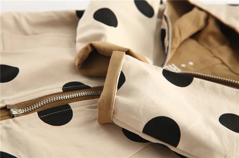 Детская куртка ветровка с двусторонней стороны Осенний плащ для маленьких