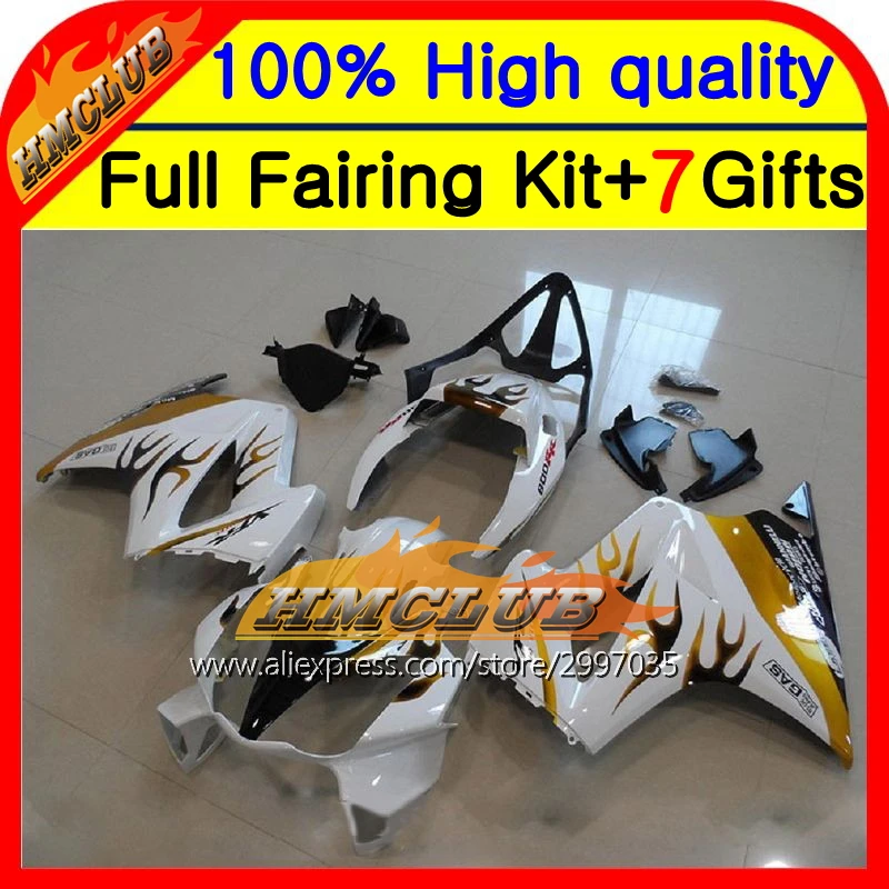 

Body For HONDA VFR800 02-12 VFR800RR Golden flames 02 03 04 05 06 32HM38 VFR 800 Interceptor 800RR 07 08 09 10 11 12 Fairing