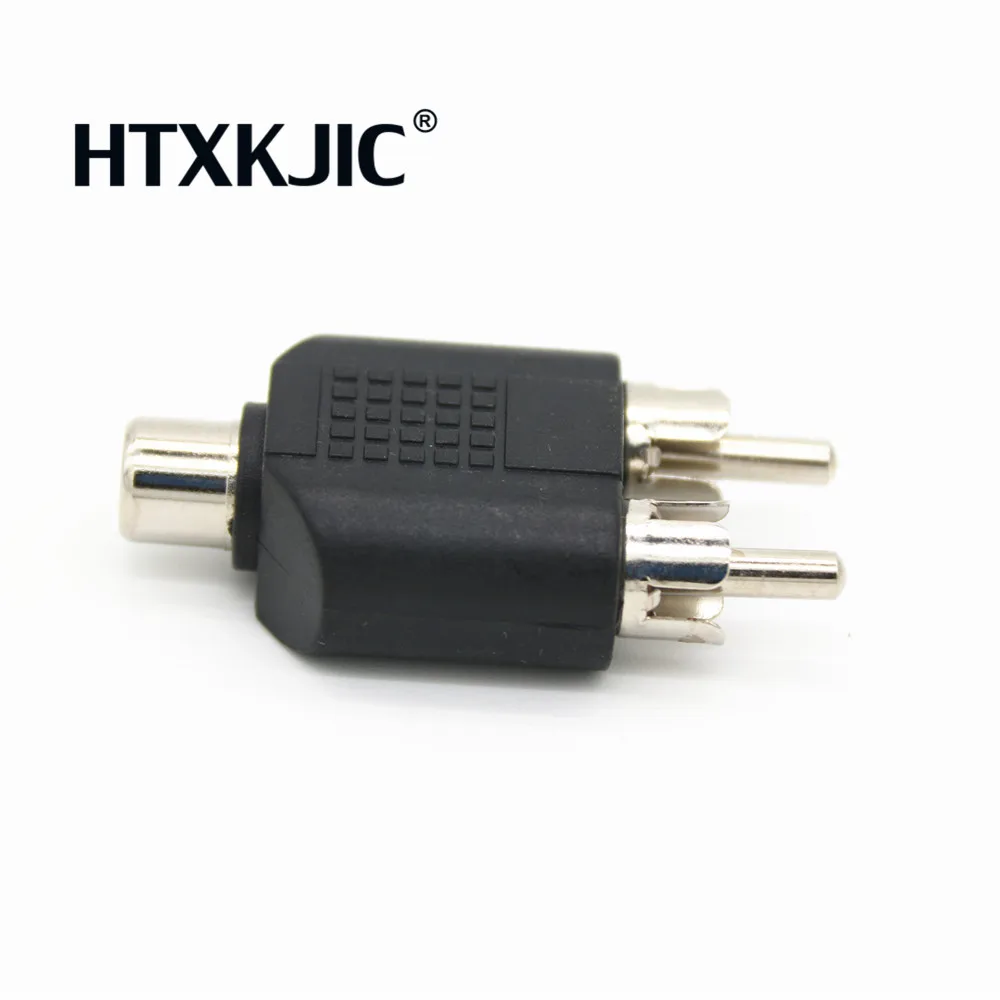 3 5 мм Штекерный разъем на 2 Двойной RCA гнездовой AV стерео/Женский мужской аудио