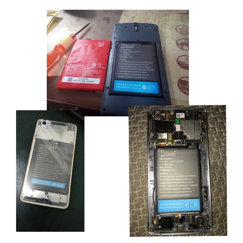 100% Новый 3300 мА/ч Батарея для Oneplus 3 T 1 + BLP633 A3010 телефон замена батарей с