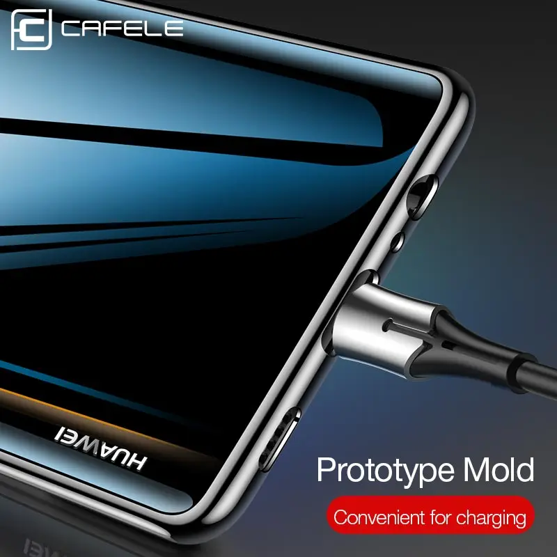 CAFELE силиконовый чехол с покрытием для Huawei P30 Прозрачный задний протектор