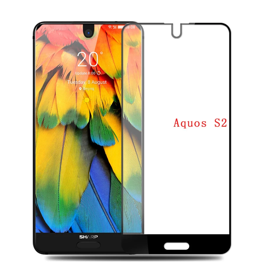 Для Sharp Aquos S2 5 &quotстекло закаленное 2.5D полное покрытие стекло для оригинального