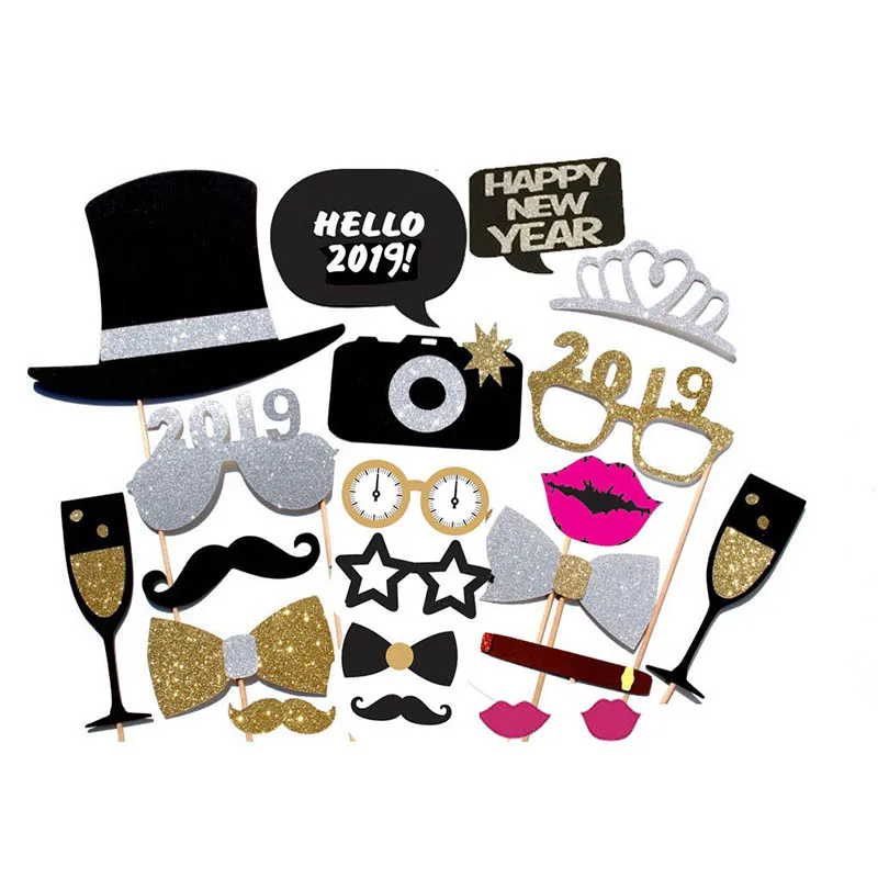 Новый год 2019 Опора реквизит для фотосессии photo Booth Реквизит Новогоднее украшение