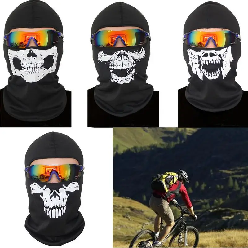 Зимняя Маска для верховой езды полевые фантомные бленды велосипедные головные