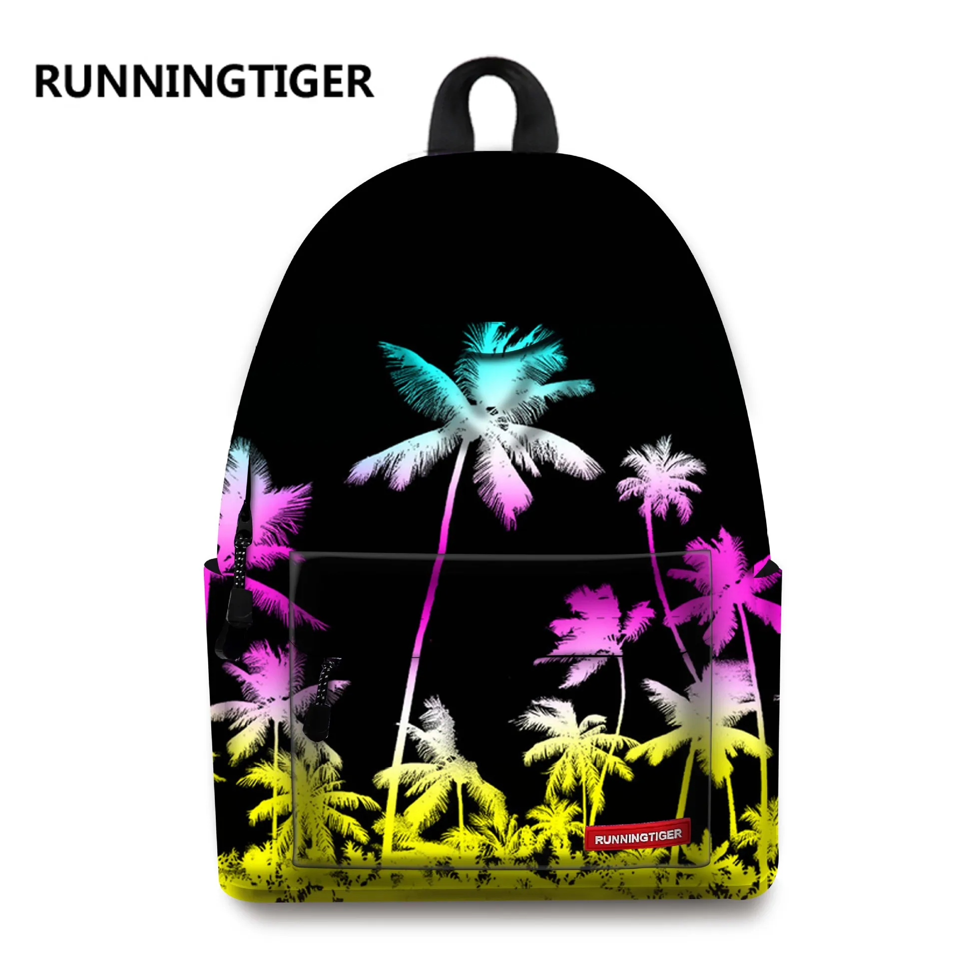 Runningtiger Новая мода школьная сумка Цвет камуфляжный рюкзак для подростка студент