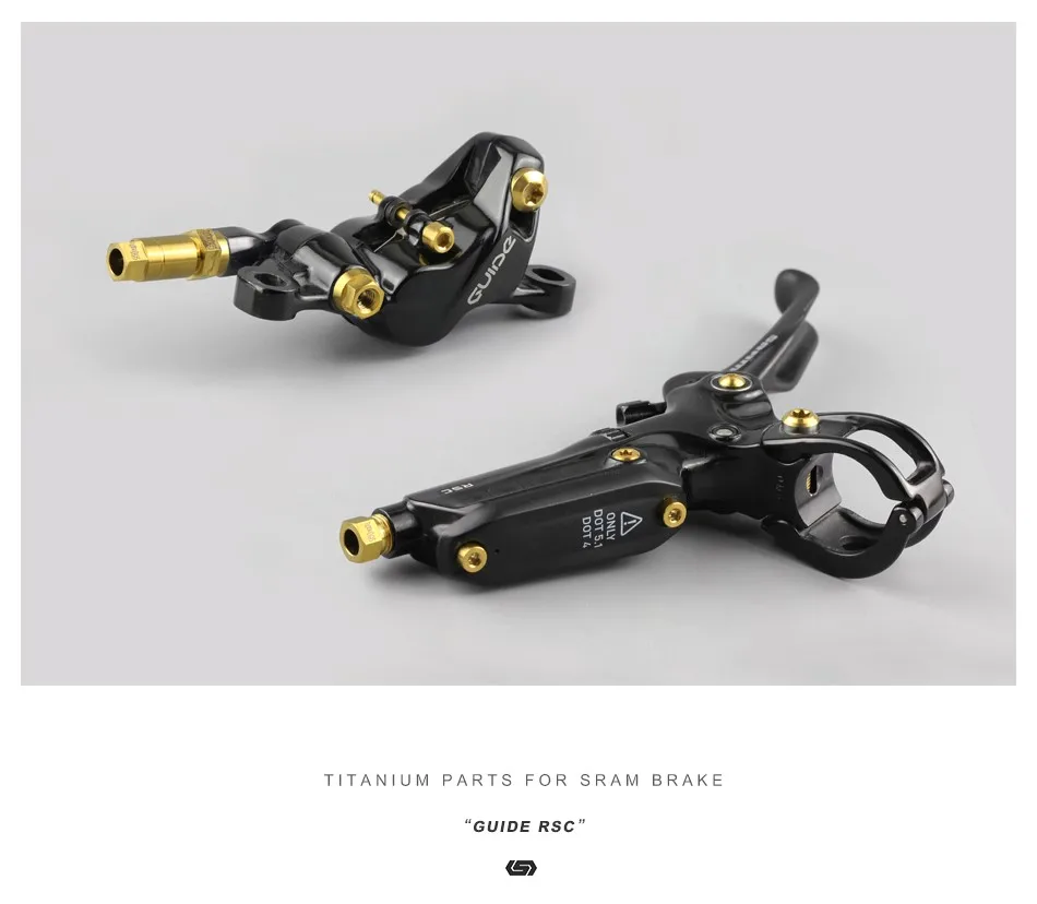 STAN TI Mtb велосипеда тормозные Болты Комплект для SRAM руководство РКК дисковые тормоза