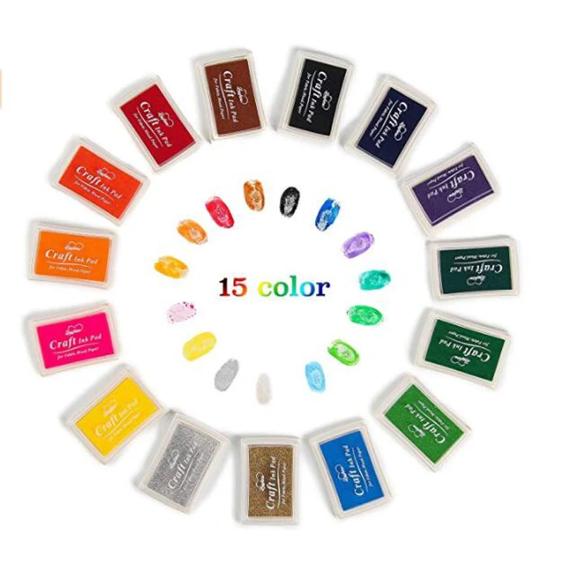 Чернила для рукоделия чернила рисования Детские рисования|inkpad set|stamp inkpadcraft ink pad |
