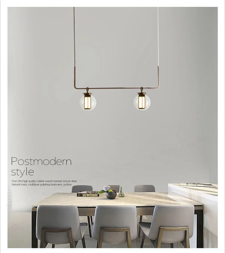 Креативный светодиодный подвесной светильник в скандинавском стиле роскошные