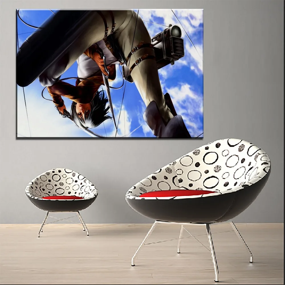 Рамки 4 шт. HD печати большой анимационная Живопись Холст Wall Art для косплея по аниме