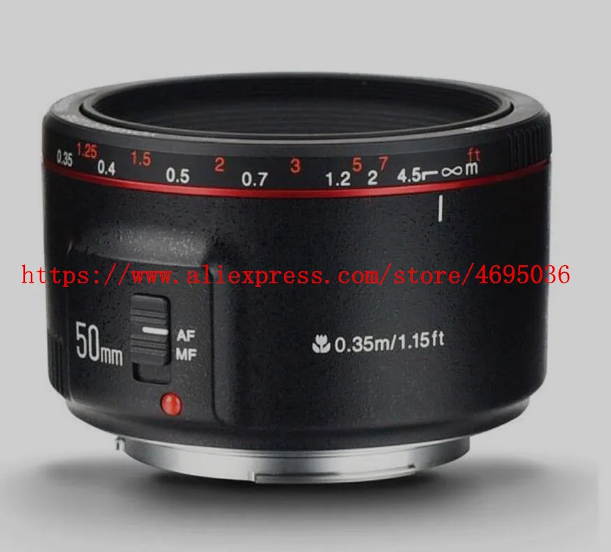 Объектив YONGNUO YN50mm F1.8 II с автофокусом большая апертура эффект боке для камер Canon 70D