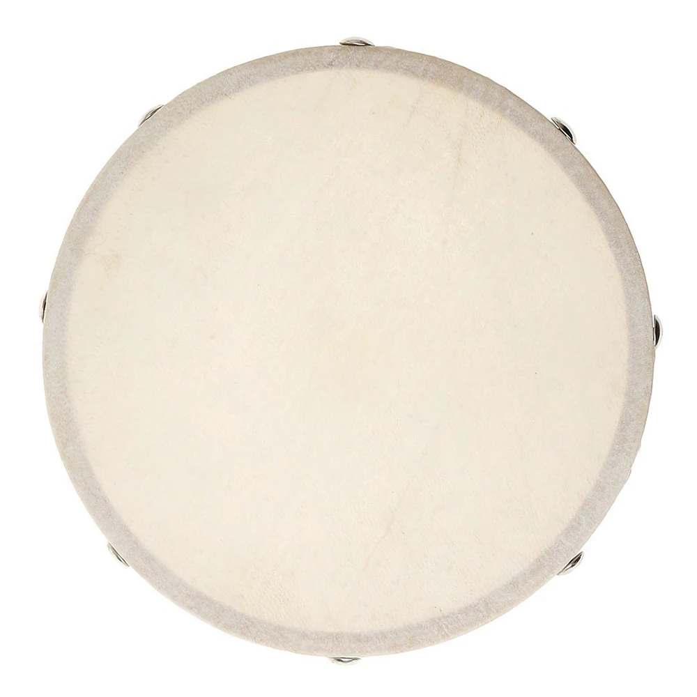 MSOR-Tambourine Natural Skin Without Jingles Percussion Instrument Musical Toy Baby Bebe - 6 Inches | Спорт и развлечения