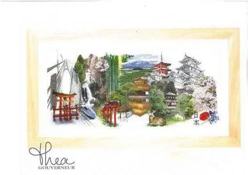 Золотая коллекция набор счетных крестиков известная японская серия Tokyo City tg 548 |