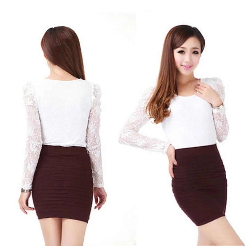 Новая мода весна лето женская юбка сексуальная тонкая офисная Дамская упаковка