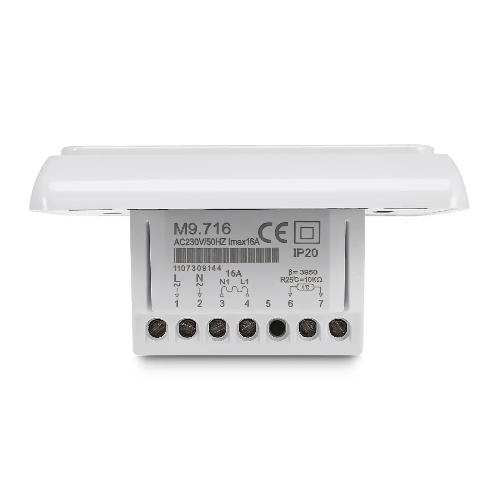 Heating Thermostat -5 - 50Deg.C Touch-Screen Digital Weekly Indoor Manual Or Programming Mode Verwarming System Thermoregulator |