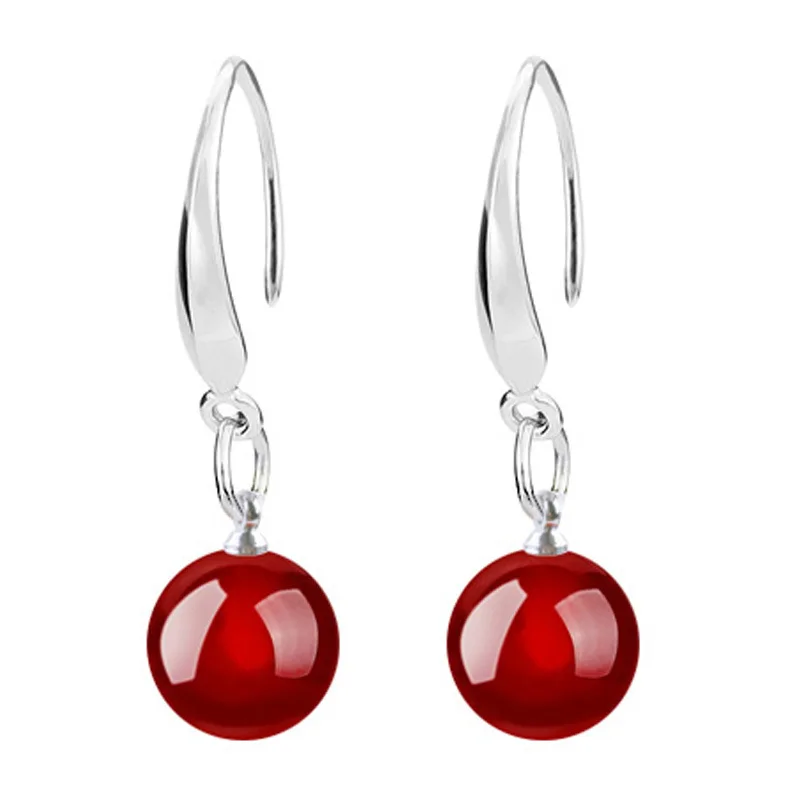 

Big Brand 925 Sterling Silver 2 Color B Silver Earrings For Women Earrings Sterling-silver-jewelry Brincos VES6399