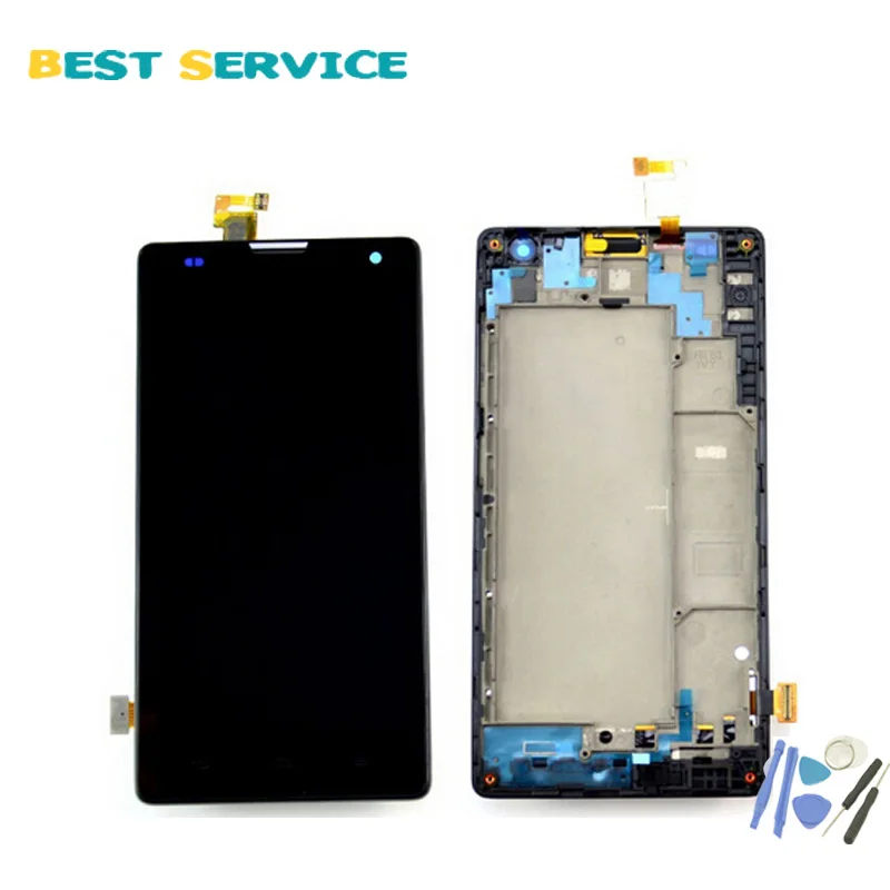 Для huawei Honor 3C G740 Полный ЖК дисплей сенсорный экран оцифровать сборка с рамкой